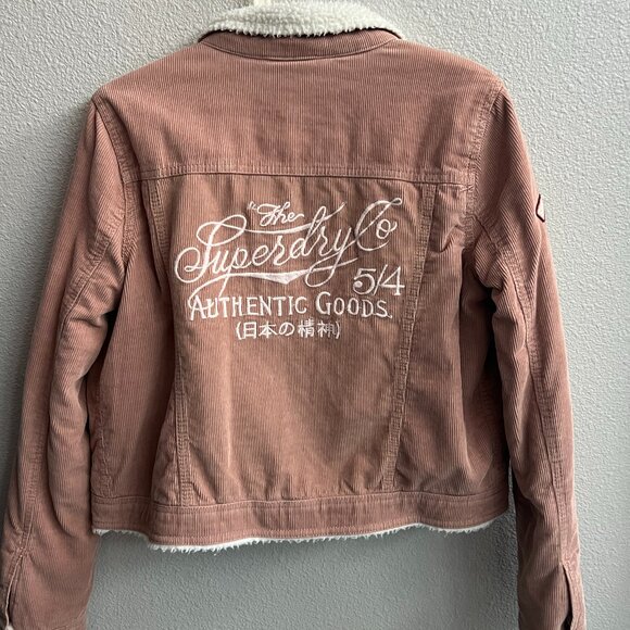 Superdry Corduroy Jacket Size 6 - Picture 2 of 4